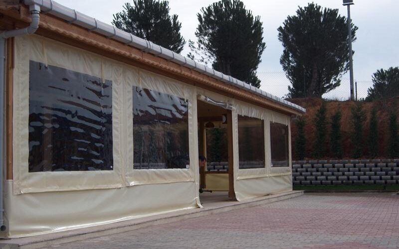 restoran şeffaf branda kış müşteri kapasitesi