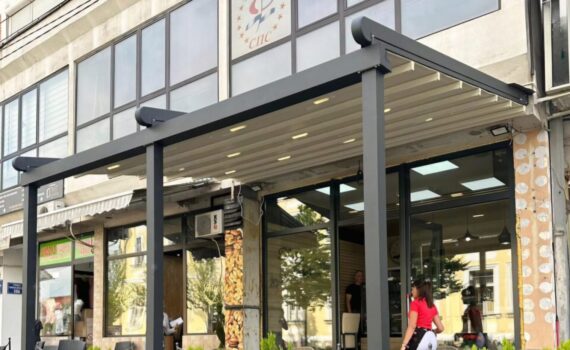 sensörlü tente otomatik kapanma rüzgâr yağmur